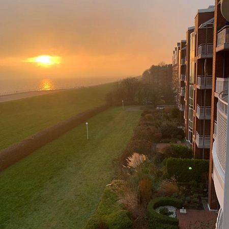 Studio Mit Meerblick Und Grosser Loggia - Direktzugang Zur Nordsee 威廉港 外观 照片