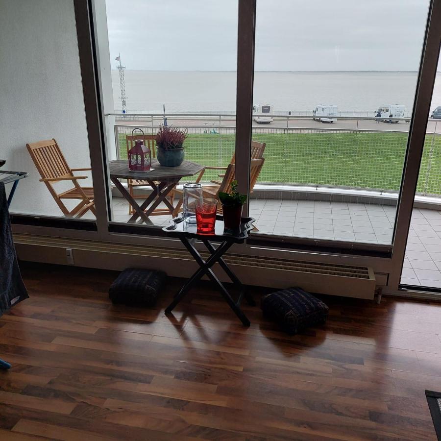 Studio Mit Meerblick Und Grosser Loggia - Direktzugang Zur Nordsee 威廉港 外观 照片