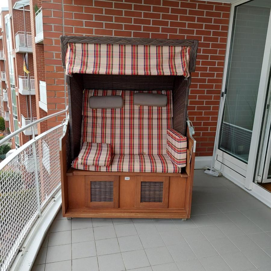 Studio Mit Meerblick Und Grosser Loggia - Direktzugang Zur Nordsee 威廉港 外观 照片