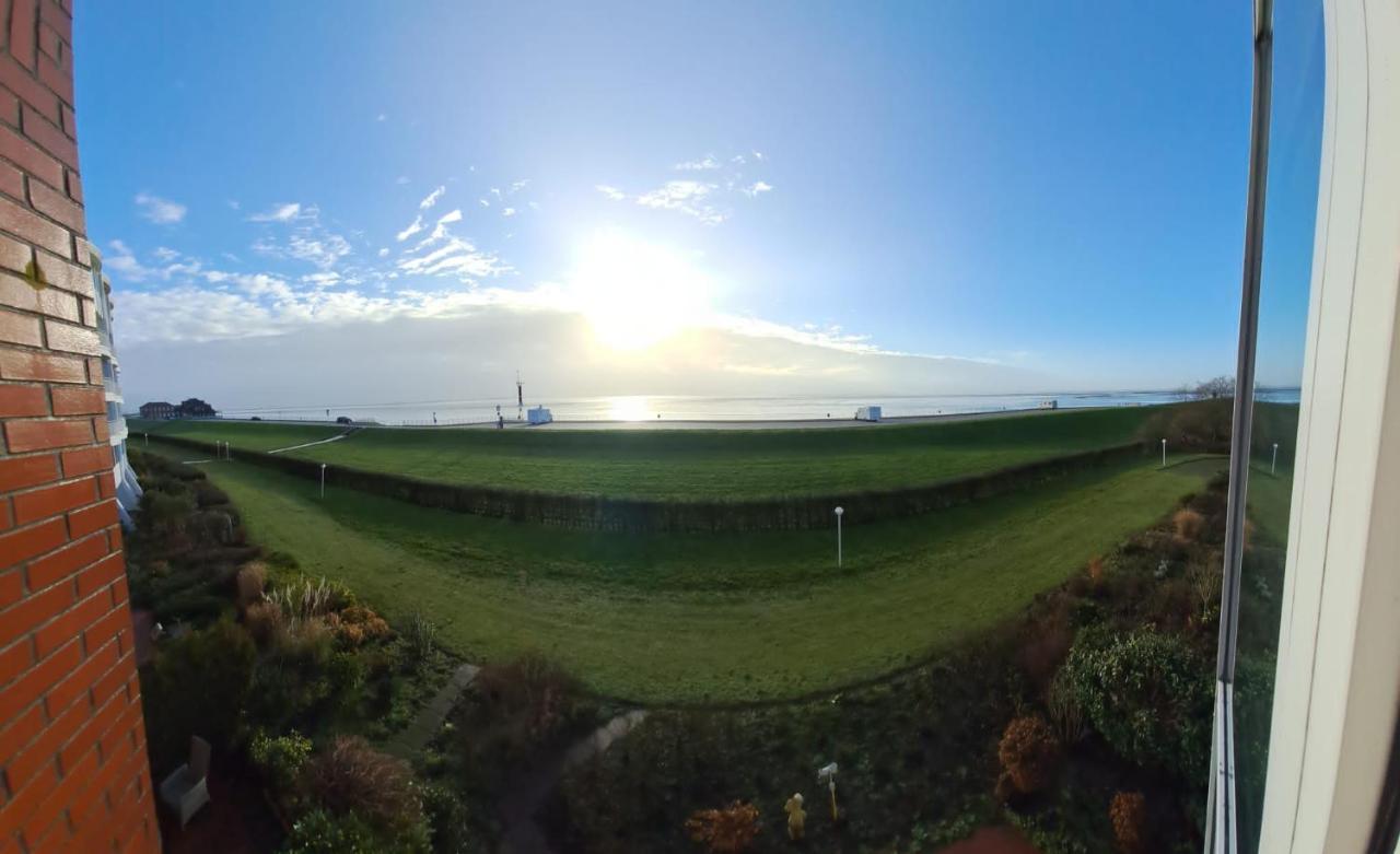 Studio Mit Meerblick Und Grosser Loggia - Direktzugang Zur Nordsee 威廉港 外观 照片