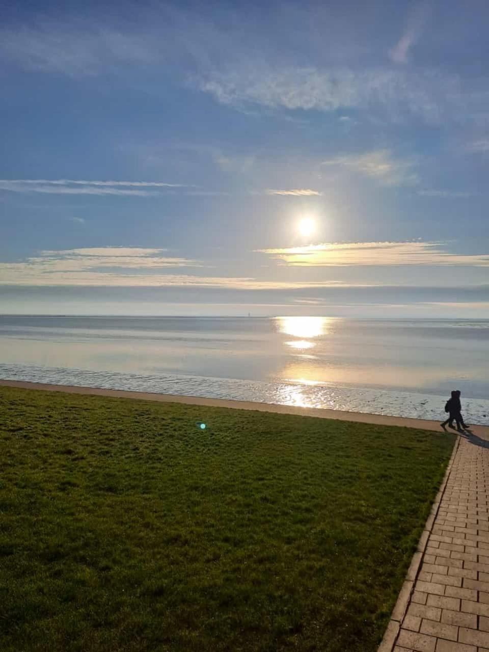 Studio Mit Meerblick Und Grosser Loggia - Direktzugang Zur Nordsee 威廉港 外观 照片